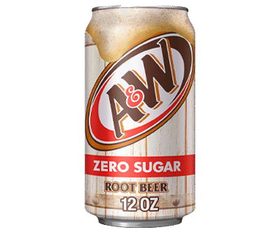 Diet A&W Root Beer, 12 fl oz – 12 Cans pack