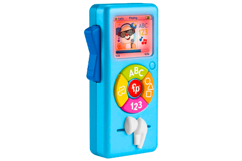 Baby Learning Toy Puppy&rsquo;s Music Player with Lights & Fine Motor Activities for Ages 6+ Months, Blue